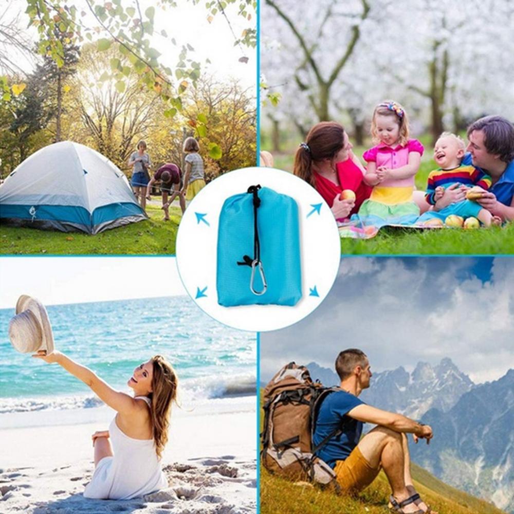 Pocket Picnic Waterproof Beach Mat Sand Free Blanket For Camping