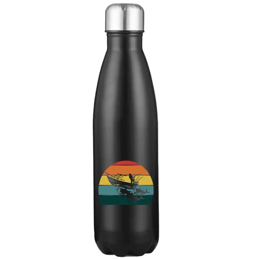 Fishing Boat Stainless Steel Water Bottle