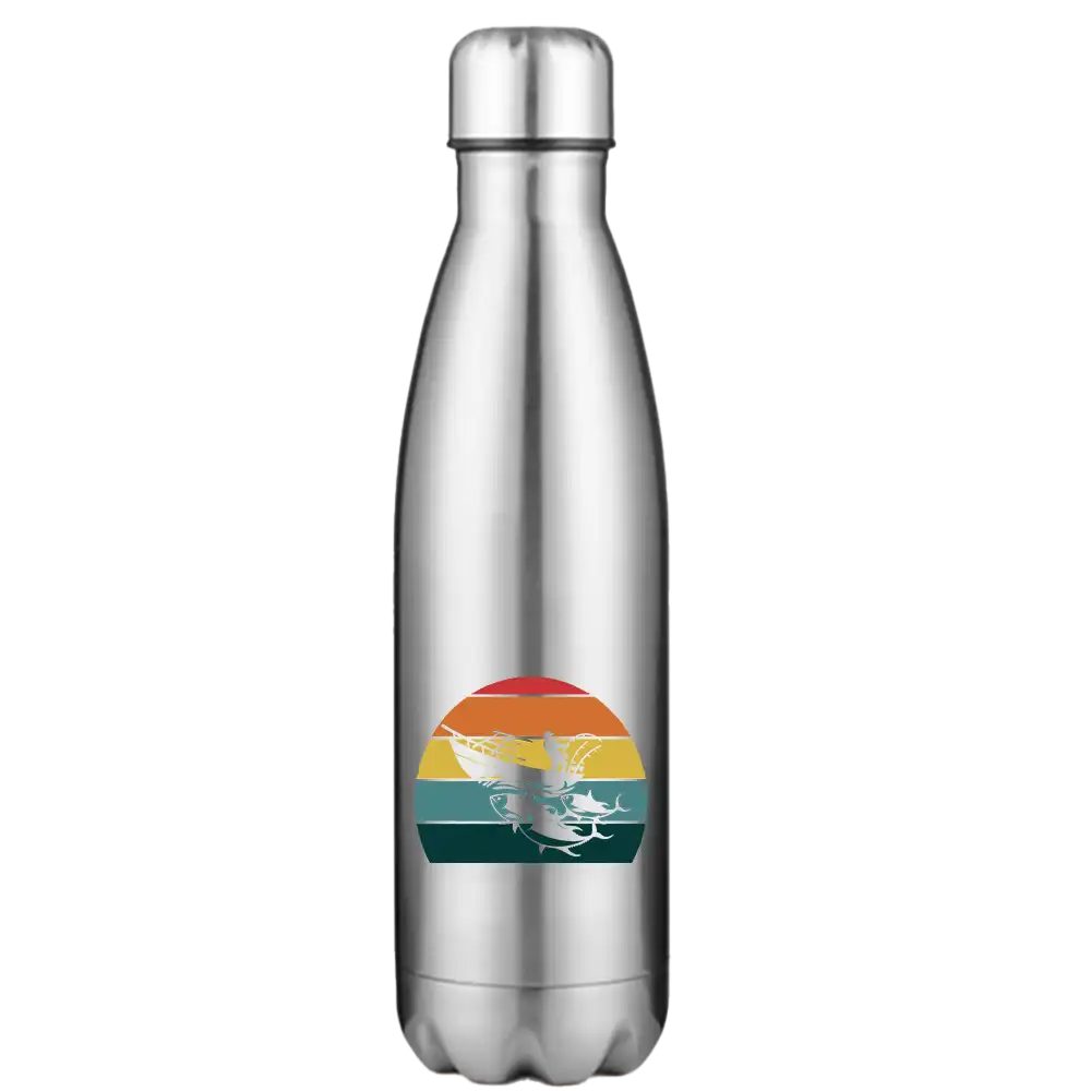 Fishing Boat Stainless Steel Water Bottle