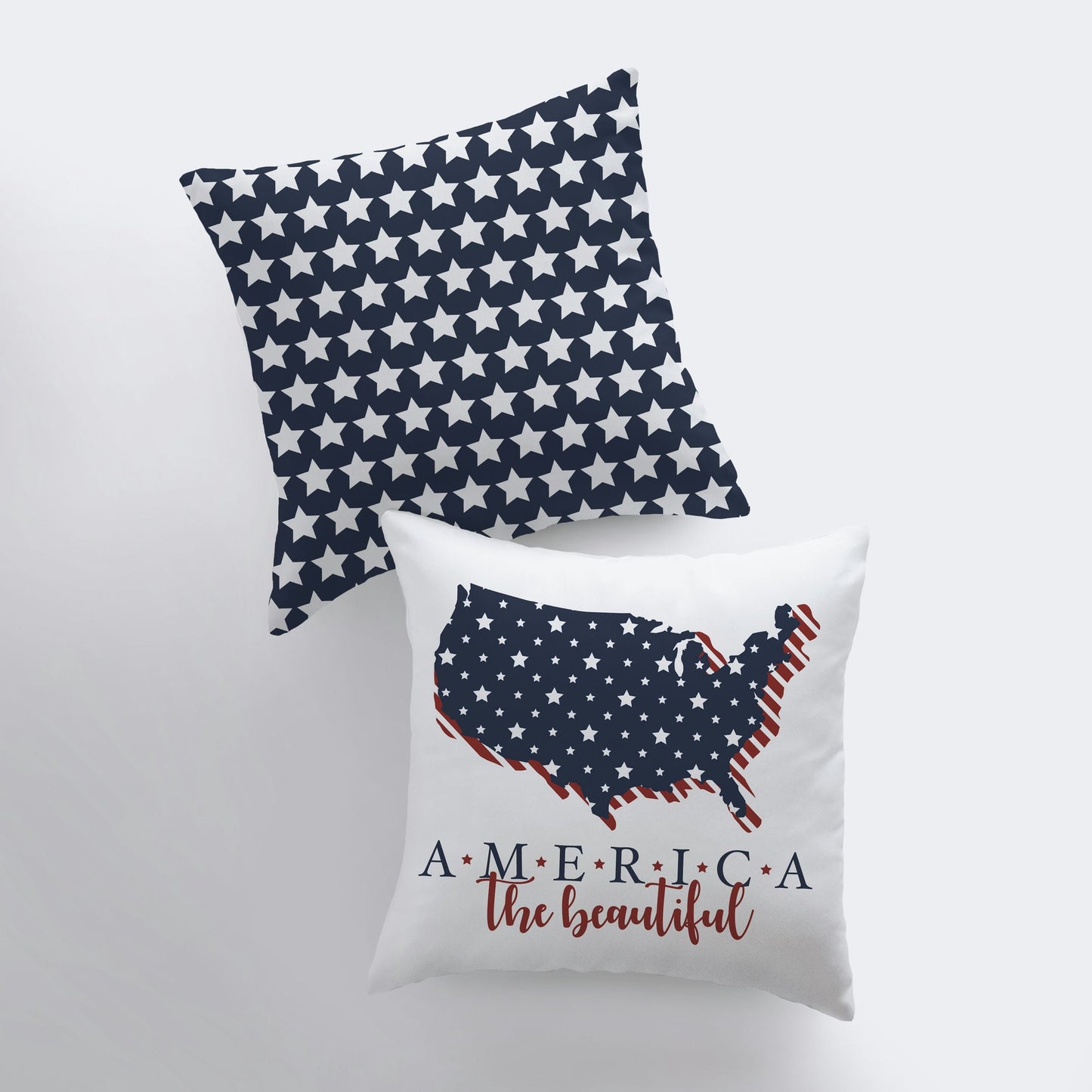 America the Beautiful | Pillow Cover | Memorial Gift | Throw Pillow |