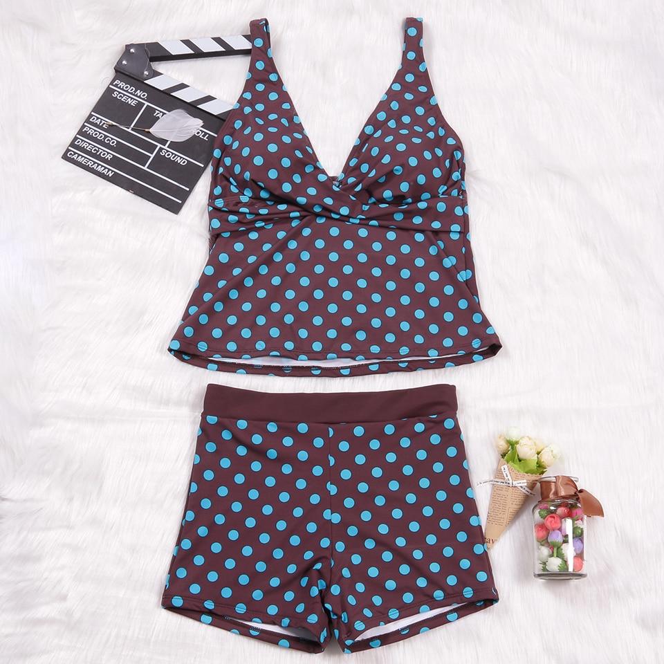 New Plus Size Swimwear Women Swimsuit Two Pieces